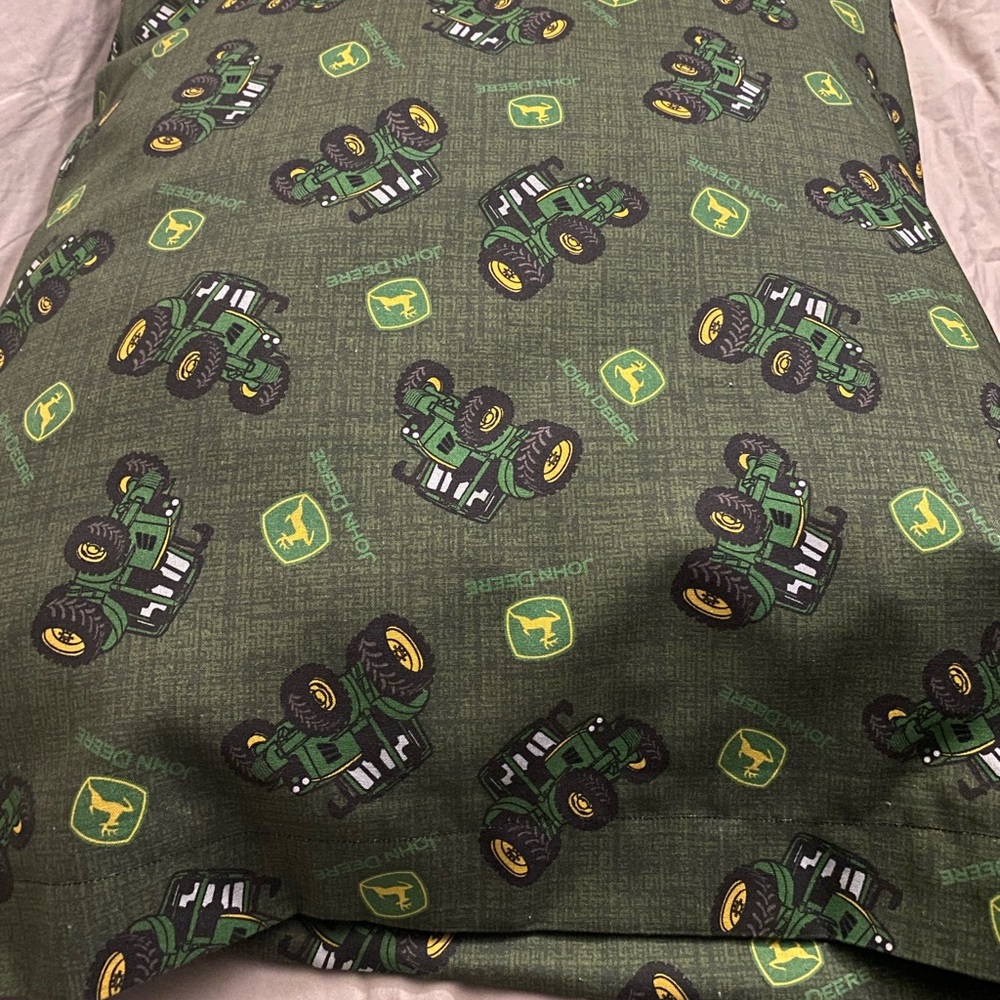 New handmade John Deere pillowcases